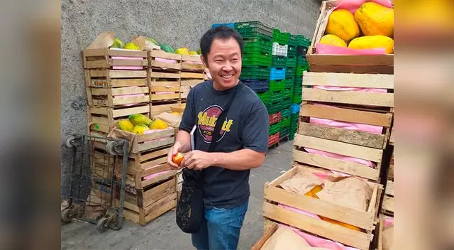 Kenji Fujimori llega a comprar sus productos hasta el Mercado de Frutas