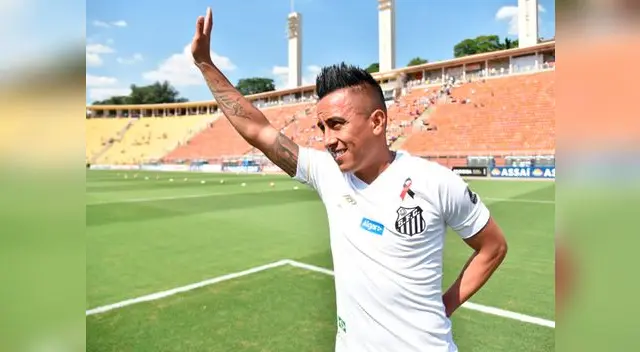 Christian Cueva titular con Santos por el Campeonato Paulista