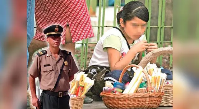 Agentes de la PNP tuvieron noble gesto con niña ambulante