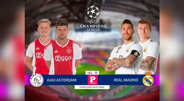 Sigue el partido entre Real Madrid vs. Ajax EN VIVO a través de El Popular Sigue el partido entre Real Madrid vs. Ajax EN VIVO a través de El Popular