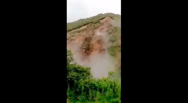 Derrumbe represa río Salkantay en vía alterna a Machu Picchu