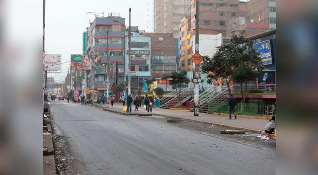 Desde este sábado estará prohibido el comercio ambulatorio en Gamarra Desde este sábado estará prohibido el comercio ambulatorio en Gamarra