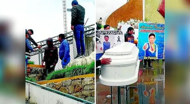 Todo ocurrió en una plaza de Puno