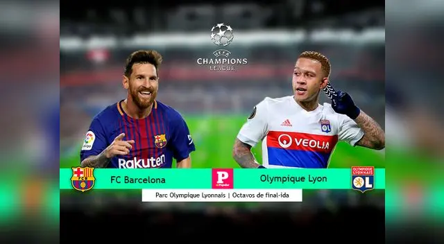 No te pierdas el partidazo entre Lyon vs. Barcelona EN VIVO por la Champions League a través de El Popular