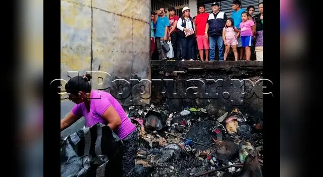 Incendió consumió más de una decena de locales en mercado de Chiclayo