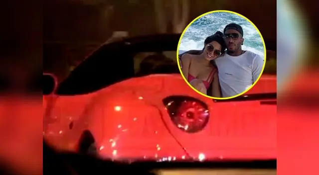 Ivana Yturbe se luce por todo Lima con el lujoso Ferrari de Jefferson Farfán