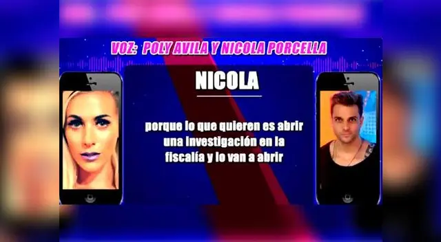 Nuevos audios entre Nicola Porcella y Poly Ávila tras fiesta donde hubo drogas Nuevos audios entre Nicola Porcella y Poly Ávila tras fiesta donde hubo drogas