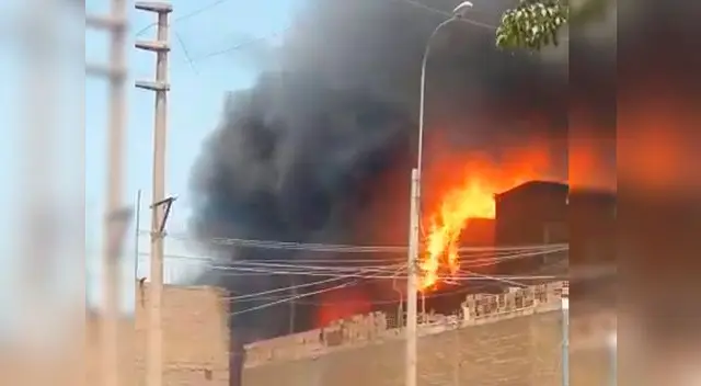 Incendio en vivienda de Comas