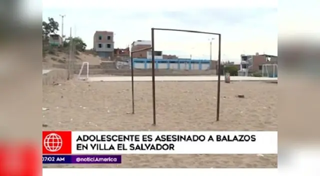 Menor fue asesinado en parque de Villa El Salvador