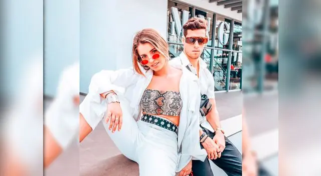 Flavia Laos y el chico reality Patricio Parodi zapatearon en el set de En boca de todos