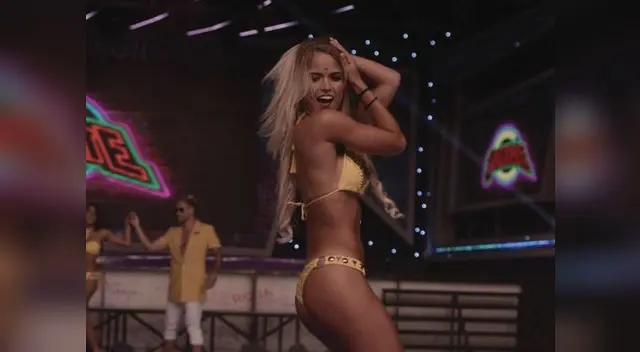 Ex integrante de Combate, Michela Elias derrochó sensualidad 