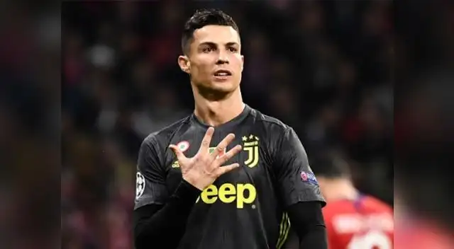 Cristiano Ronaldo le responde con este gesto a los hinchas del Atlético de Madrid