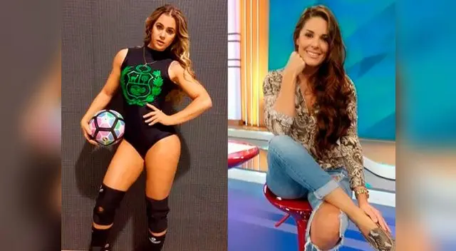 Rebeca Escribens bromea sobre las pestañas de Ducelia Echevarría y ella le responde