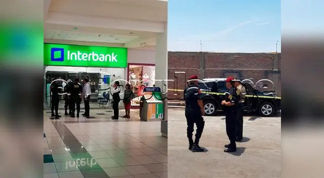 Delincuentes armados asaltan banco Interbank de Chorillos Delincuentes armados asaltan banco Interbank de Chorillos