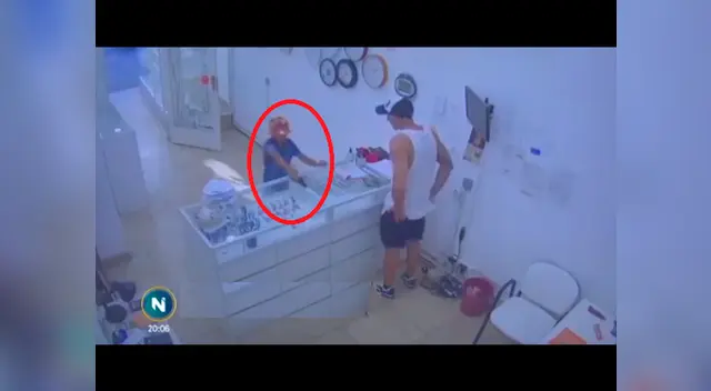 Escalofriante escena fue difundida en YouTube