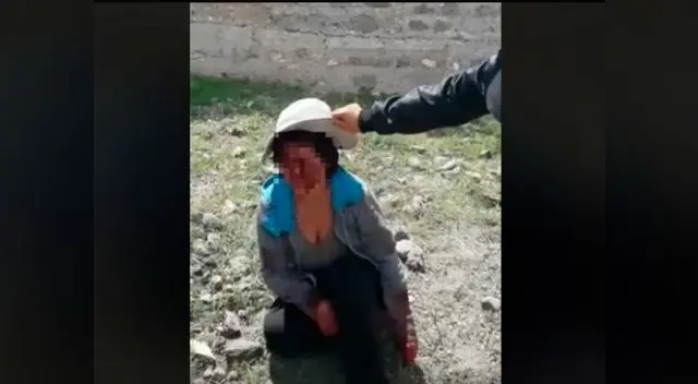 Sujeto agredió salvajemente a su esposa Sujeto agredió salvajemente a su esposa