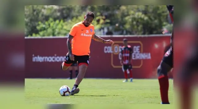 Paolo estuvo en el cotejo con Sapucaiense. FOTO: Max Peixoto/Ms+Sports