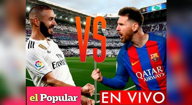 Real Madrid vs Barcelona EN VIVO a partir de las 2:45 p.m.