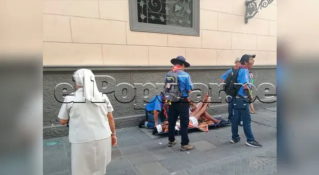 Danzantes sufrieron descompensación en pasacalle. 