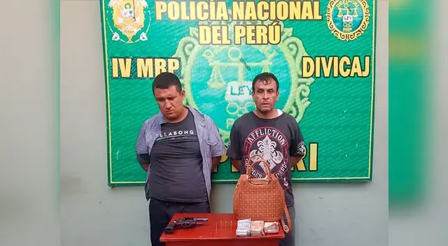 Sujetos fueron capturados luego de robar a una empresaria Sujetos fueron capturados luego de robar a una empresaria