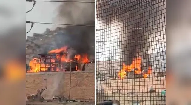 Cinco unidades atienden la emergencia Cinco unidades atienden la emergencia