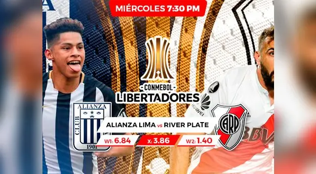 Así van las apuestas del Alianza Lima vs. River Plate