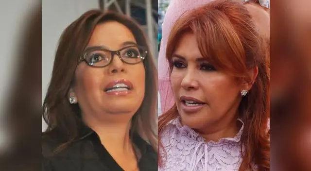 Magaly Medina y Milagros Leiva se lanzaron fuertes calificativos en sus respectivos programas