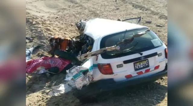 Dos fallecidos tras choque de camioneta y tráiler en Moquegua