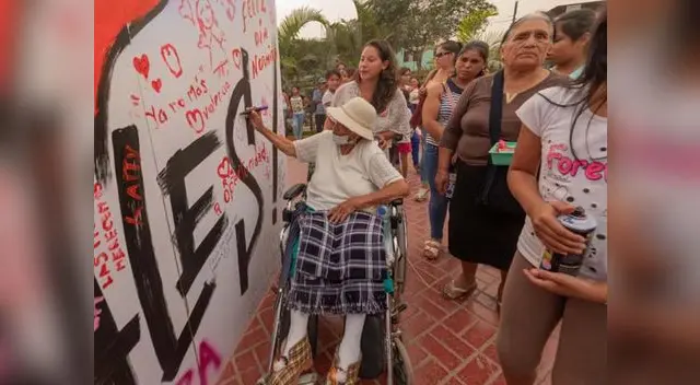 Pintan mural más grande exigiendo respeto a sus derechos