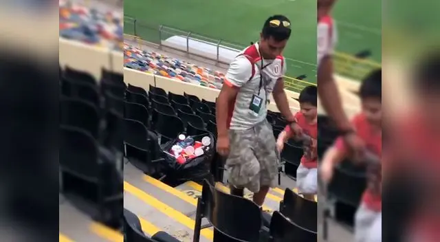 Fanático de Universitario imitó a aficionados de los mejores clubes del mundo