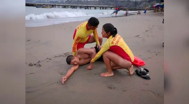 La playa de Santa María es donde se han registrado mayor caso de personas rescatadas en la playa.