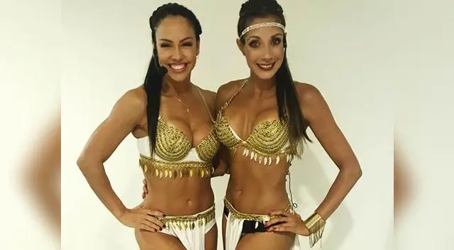 Paloma Fiuza y Brenda Carvalho juntas en un escenario Paloma Fiuza y Brenda Carvalho juntas en un escenario