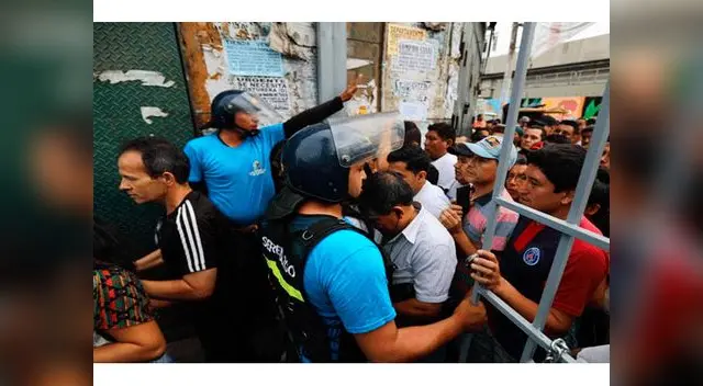 Accesos a Gamarra controlados Accesos a Gamarra controlados