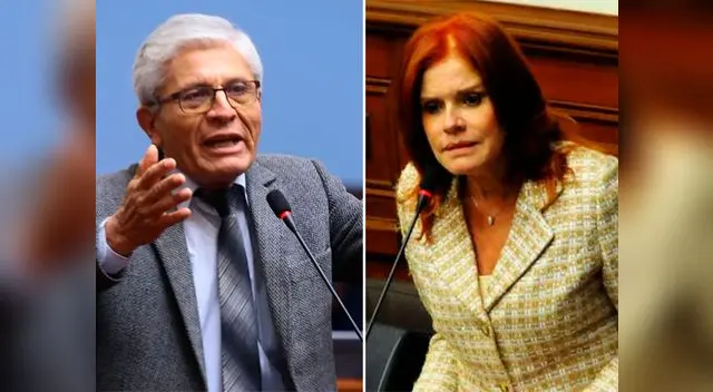 Mercedez Aráoz se enfrentó a Jorge Castro en el Congreso Mercedez Aráoz se enfrentó a Jorge Castro en el Congreso