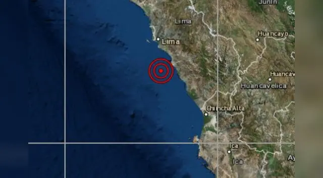 Epicentro se ubicó a 29 kilómetros al suroeste de Chilca, Lima Epicentro se ubicó a 29 kilómetros al suroeste de Chilca, Lima
