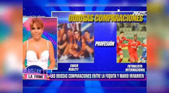 Magaly Medina compara a Jefferson Farfán y Mario Irivarren