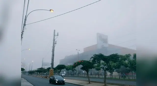 Senamhi registró neblina en Lima