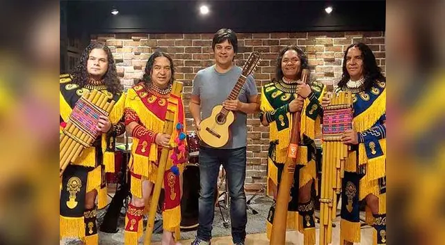 Reconocido músico nacional con Alborada Reconocido músico nacional con Alborada