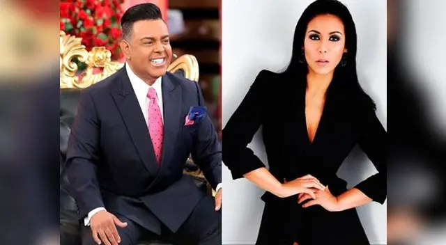 Andrés Hurtado vivió una escena romántica con Magdyel Ugaz durante su programa Andrés Hurtado vivió una escena romántica con Magdyel Ugaz durante su programa