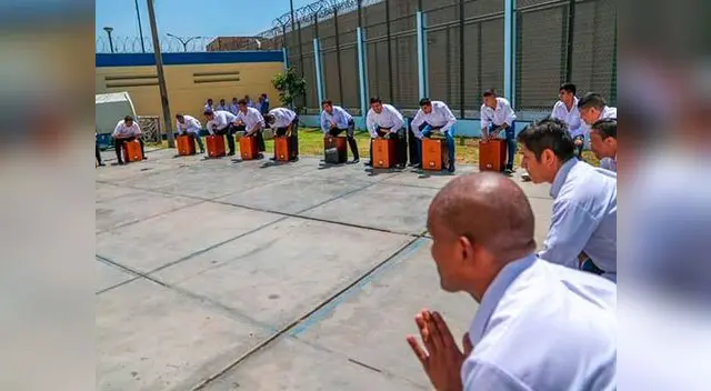 Los internos del penal del Callao realizaron una ceremonia 