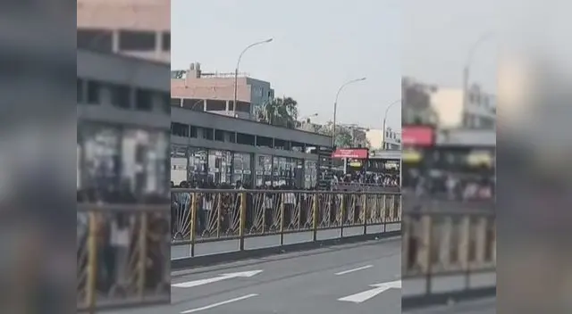 El servicio de transporte del Metropolitano anunciaron vía redes sociales que la PNP se agilizará la circulación de los buses