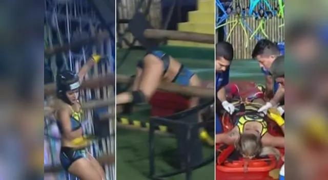 Ducelia quiso continuar con el juego, pero dolor le impidió hacerlo