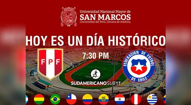 Sudamericano Sub 17 | Perú vs. Chile EN VIVO Sudamericano Sub 17 | Perú vs. Chile EN VIVO