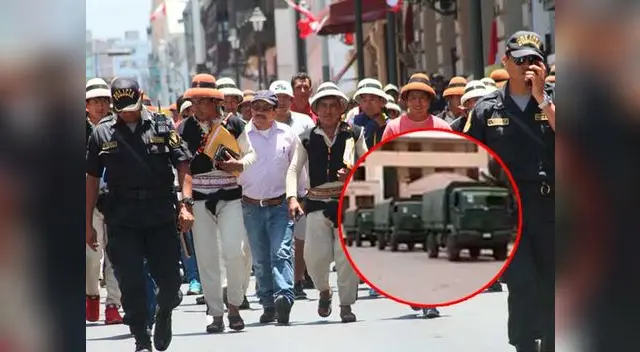 Contingente policial y militar llegó a la zona del conflicto