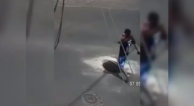 El sorpresivo hecho ocurrió en el Callao, exactamente en la transitada avenida Argentina