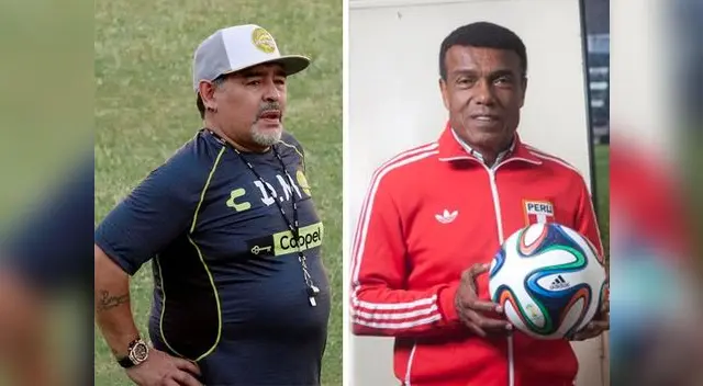 Diego Maradona considera a Teófilo Cubillas como uno de los mejores rivales que enfrentó Diego Maradona considera a Teófilo Cubillas como uno de los mejores rivales que enfrentó