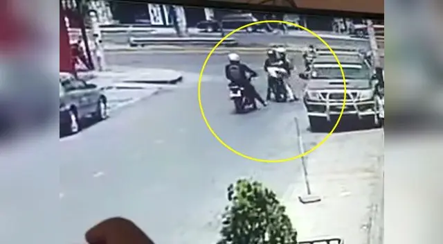 Imágenes captaron huida de delincuentes