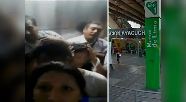 Pasajeros del Metro de Lima quedaron atrapados por exceso de capacidad
