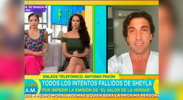 Antonio Pavón confirmó que desconoce el verdadero motivo de la ruptura de Sheyla Rojas