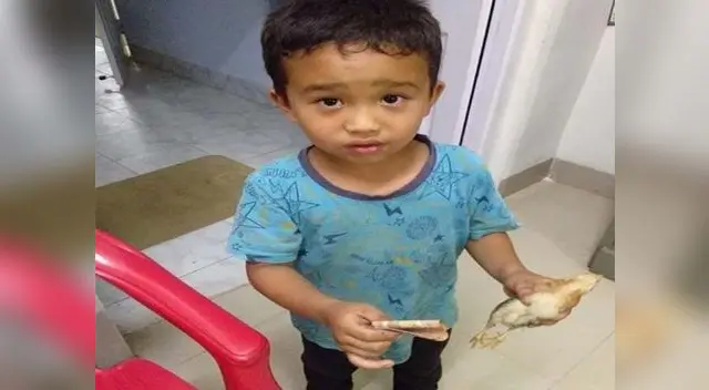 Niño de 6 años conmueve en redes sociales con su noble gesto Niño de 6 años conmueve en redes sociales con su noble gesto